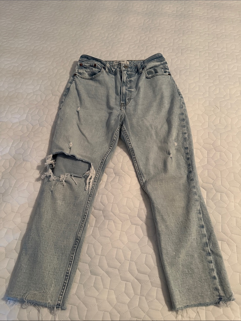 Abercrombie The Skinny High Rise Curve Love Jeans